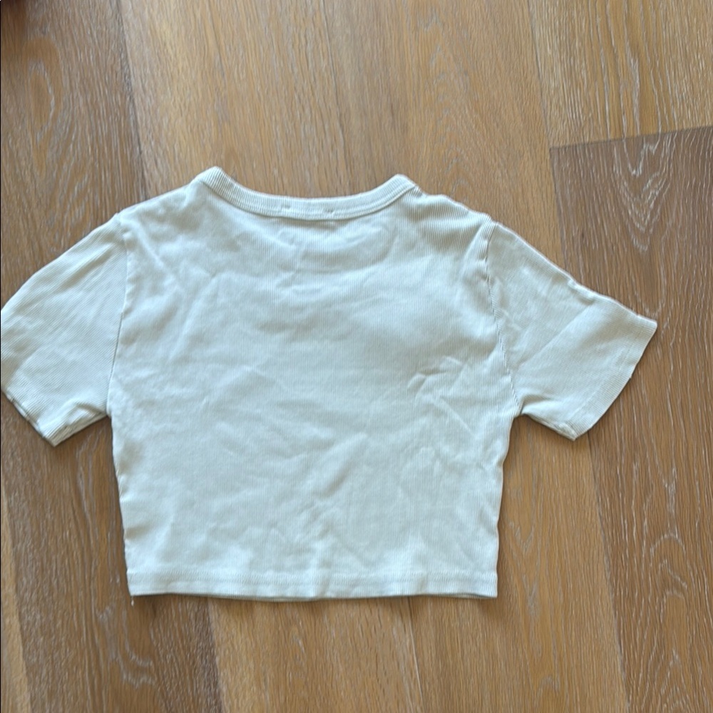Zara Ribbed Cropped Top - Picture 3 of 5